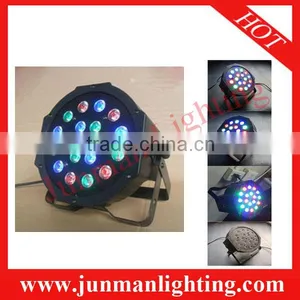 18pcs RGB Led Par Light Led Par64 DJ Lighting Flat Led Par Light thumbnail-1