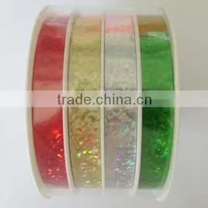 5mm Wide Ribbon With 4m Long and 4 Rolls Christmas Packing Ribbon Spool/ Giftwrap Ribbon thumbnail-1
