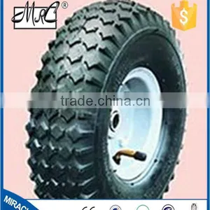 CHINA Supplier Small Rubber Wagon Wheel Two Wheel Wheelbarrow Wheel 4.10 / 3.50-4 thumbnail-4