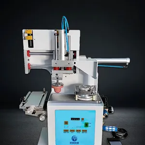 Single Color Pad Tempo Pad Printers Manual Tampography Printing Machine Automatic Logo Pen Barrel Pad Printer thumbnail-1
