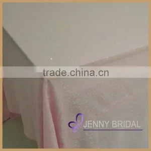 SQN#54 Fancy Square and Rectangular Pink Sequin Table Cloths Restaurant Table Linen thumbnail-2
