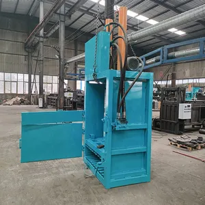 Factory Direct Sales Vertical Hydraulic Baler for Waste Paper & Plastic Bottles for Beverage Home Use thumbnail-2