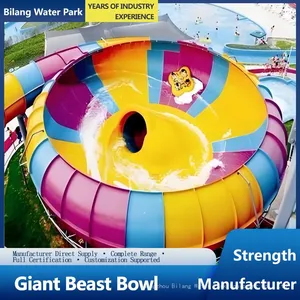 Outdoor Water Park Water Slide Large-scale Fiberglass Water Slide Equipment Water Play Equipment Manufacturer Production Customization thumbnail-1