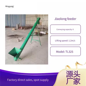 219 Diameter Fly Ash Vertical Feeder, 6-meter Long Sludge Powder Feeder, Thickened Pipe Wall Screw Conveyor thumbnail-1