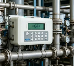 Portable Ultrasonic Flow Meter Clamp On Flow Meter Water Flow Measurement for Industrial Water Treatment PF220 V2 thumbnail-4