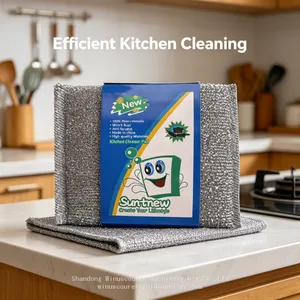 Colorful Scrub Sponges, High Density Absorbent Kitchen Sponges for Grease & Grime thumbnail-4