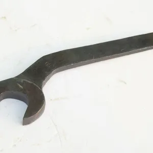 Industrial Bent Single Open End Wrench, 45# Steel, Size 27mm, Length 240 Mm,Single-End Box Spanner thumbnail-1