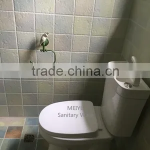 Two-piece New Toilet Tap Basin WC Pan S/P Trap Eco-friendly Water Saving Smart Toilet for Small Space WC-8004H Quality Choice thumbnail-3