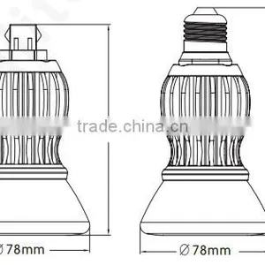 Amazing Unbelievable High Lumen E27 SMD LED Light Bulb thumbnail-2