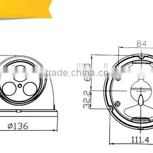 2.0MP Sony CMOS SensorFull HD 1080P TVI Video Output IP66 Bullet Camera TVI Varifocal Lens IR Mental Housing Dome CCTV Camera thumbnail-3