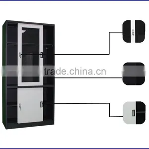 Wholesale Price Office Furniture Sliding Door File Cabiner Steel Cabiner Shot Glass Display Cabinet thumbnail-3