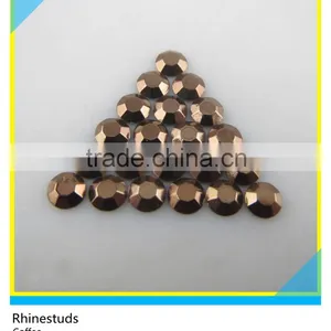 Iron On Aluminum Loose Rhinestuds 3mm Grey Hotfix Metal Octagon Rhinestone thumbnail-5