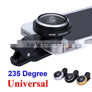 Focus Lamp Fisheye Lens for Mobile and Camera,mini Camera Lens 3 in 1 Lens Kit thumbnail-4