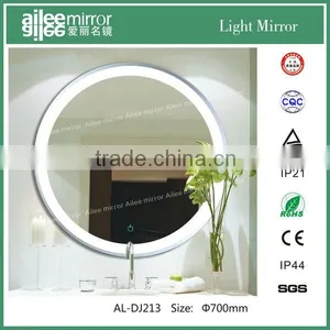 Led Light Mini Mirror Modern Round Mirror thumbnail-1