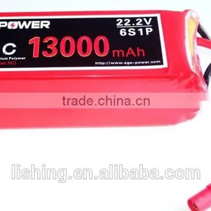 AGA POWER 25C 22.2V 22000mah Li-polymer Battery for RC DJI S900 Drone Fpv, With EC5 Connector thumbnail-3