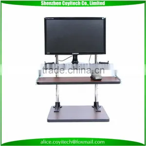 Sit Stand Computer Desk Mount Sit Stand Desk for Sale Desk Sit to Stand Conversion Kit thumbnail-3