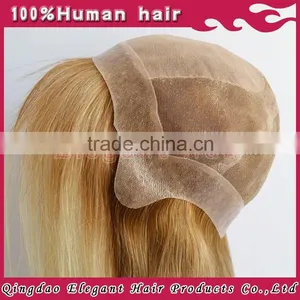 Qingdao Elegant 2015 Hot Sale Brazilian Human Hair Used Full Lace Wigs thumbnail-1