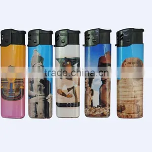 Wholesale Cheap Plastic Material Wrap Paper Electronic Cigar Lighter thumbnail-2