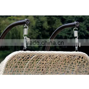 Luxury Outdoor Furniture Double Seat Hanging Indoor Swing Rattan Egg Chair Living Room Swing Chair Quality Choice thumbnail-5