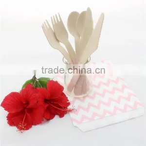 156*34*1.8mm Wooden Flatware Supplier Disposable Printed Birch Wood Flat Spoons thumbnail-1