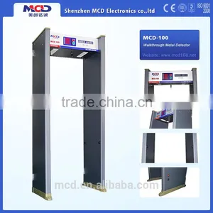 Security Walk Through Metal Detector, 6 Zones Door Frame Metal Detector thumbnail-1