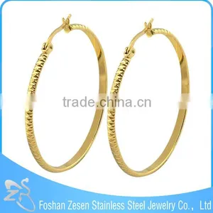 ZS17268 Beautiful Designed Hoop Earrings 2 Gram Gold Beautiful Designed Earrings thumbnail-2