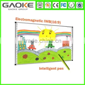 Usb Magnetic Glass Whiteboard iq Board Interactive Smart Non-glare Magnetic Glass 2 User Writing Board thumbnail-1