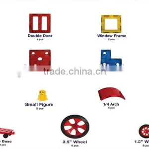 Magnetic Construction Toy Magnetic Building Blocks Set Magnetic Toys Magformers OEM Factory 100pcs thumbnail-2