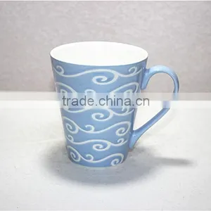 Cheap Glow Ceramic Glaze Coffee Mugs With Spoon thumbnail-3