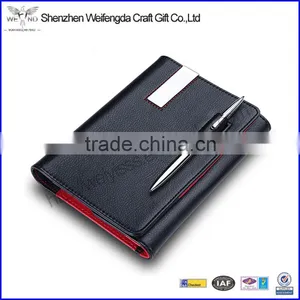 2016 Germany Hot Fashion Leather A5 Ring Binder Notebook for Business Travel thumbnail-1