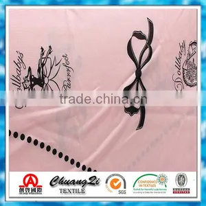 OEM Service Custom Design Digital Printed 100% Polyester Satin Fabric thumbnail-1
