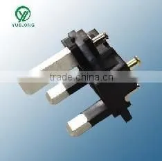 XY-A-015 UK Plug Parts Black With ROHS thumbnail-1