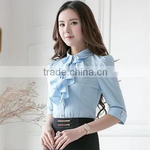 Fashion Office Lady Shirt Butterfly Shirt in High Quality thumbnail-1