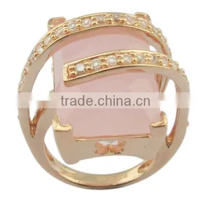 Fashion Big Stone 925 Silver Jewelry Ring thumbnail-2