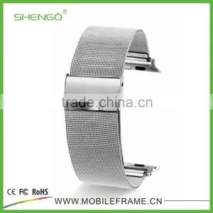 Shengo High Quality Genuine Stainless Steel Watch Strap For Apple Watch With Band Adapter thumbnail-2