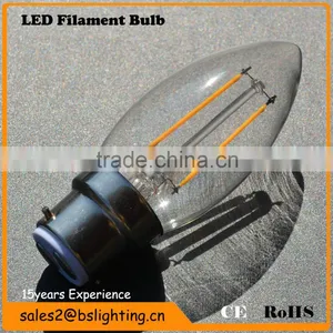 4W 440LM Led Filament Bulbs Light 360 Angle Warm White 2700K E27 E14 C35 Led Lights Edison Lamp 80-240V thumbnail-5