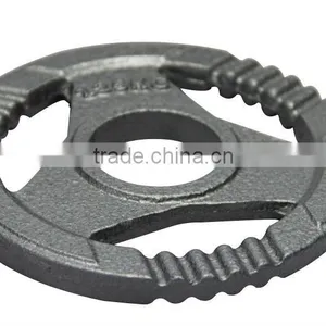 Grey Hammertone Olympic Plate With 3 Handles thumbnail-3