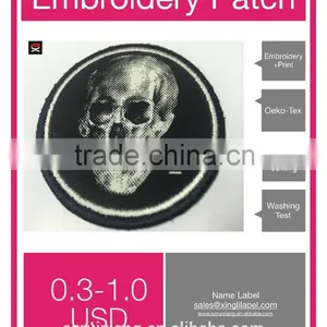 Custom Embroidery Printed Patch RX35 thumbnail-1