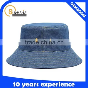 Custom Denim Bucket Hats Wholesale thumbnail-1