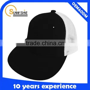 Customize Plain 5 Panel Mesh Snapback Trucker Caps thumbnail-1