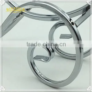 Silver Chrome Candlestick Metal Wedding Decoration Candle Holder thumbnail-6
