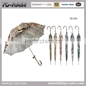Fashion Gift Umbrella With Leopard Design Printing,cheap Light Straight Umbrella thumbnail-1