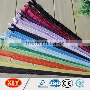 Hot Sale Custom Length Ykk Color Invisible Zipper , Garments Zipper thumbnail-4