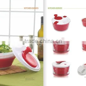 Food Grade Easy Use Vegetable Tools OEM Collapsible Salad Spinner thumbnail-3