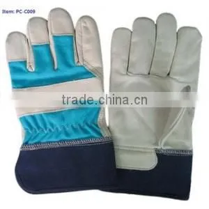 [Gold Supplier] HOT ! Industrial Working Pigskin First Leather Welding Safety Glove Quality Choice thumbnail-1