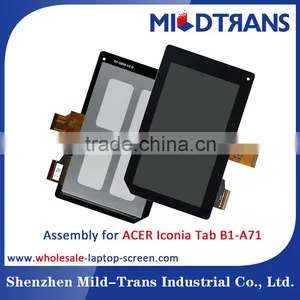 GENUINE For ACER Iconia Tab B1-A71 COMPLETE LCD Digitizer + Bezel Touch Screen Assembly thumbnail-1