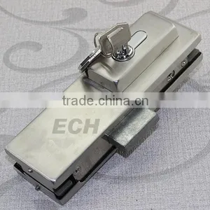 Showcase Frameless Stainless Steel Sliding Glass Door Lock thumbnail-1