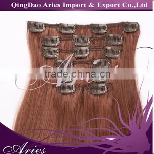 Factory Cheap Price Top Grade 100 Human Hair Clip in Hair thumbnail-3