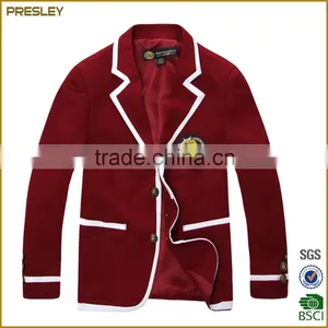 Presley OEM New Arrival Custom Suit Cheap Children Clothes Cotton Blazers thumbnail-3
