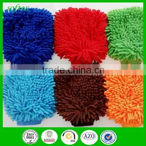 Plush Microfiber Chenille Wash Mitt thumbnail-3